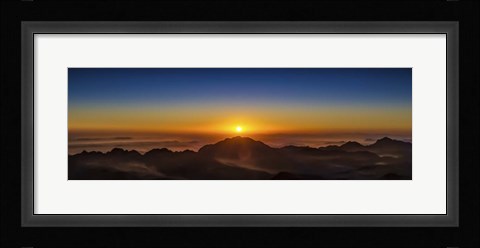 Framed Sunrise Over Sinai Print