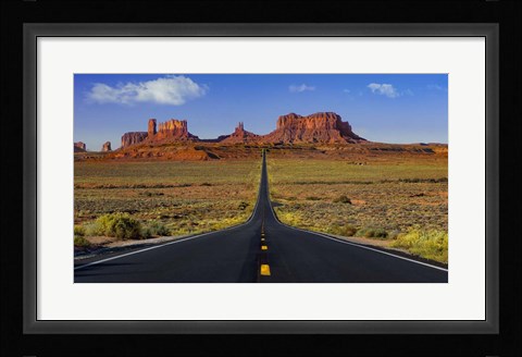 Framed Monument Valley Road Print
