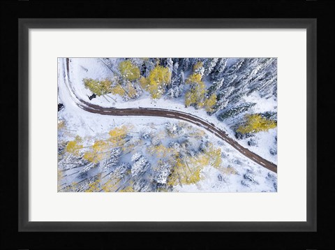 Framed Snowmass Road Print