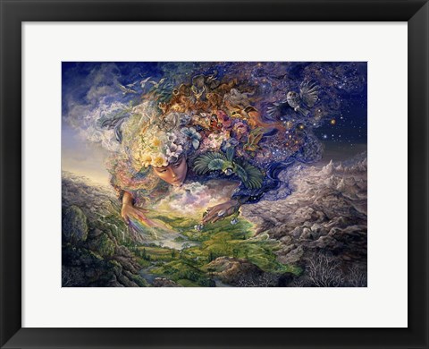 Framed Breath Of Gaia Print