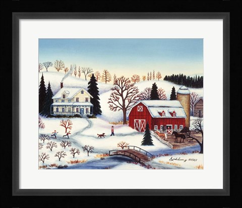 Framed Dianes Farm Print