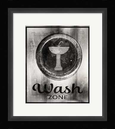 Framed Farm Bathroom Signs 16 Print