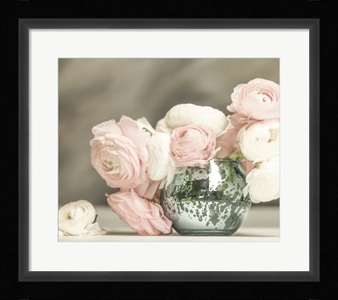 Framed Peony A4 Print