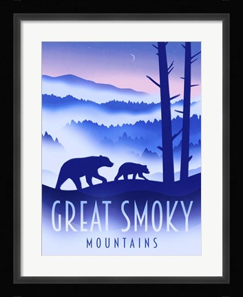 Framed Great Smoky Mountains Print