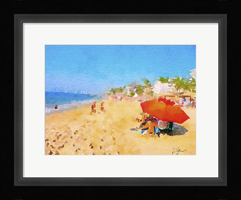 Framed Golden Sands Print