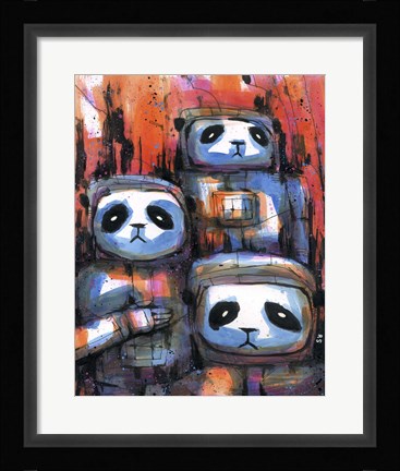 Framed Panda Explorers Print