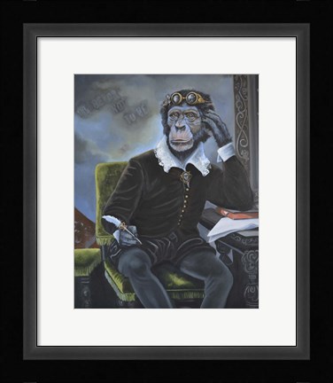 Framed Master William Shakespeare Print