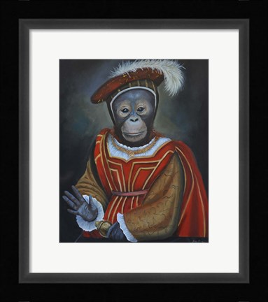 Framed Royal Wave Print