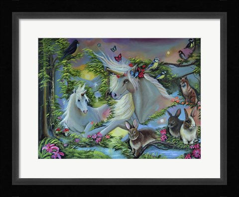 Framed Morning Has Broken Print