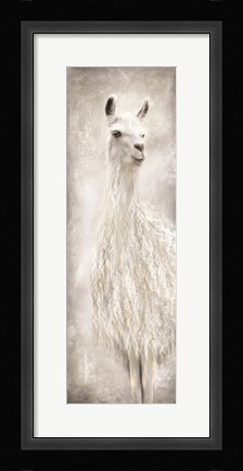 Framed Lulu the Llama Print