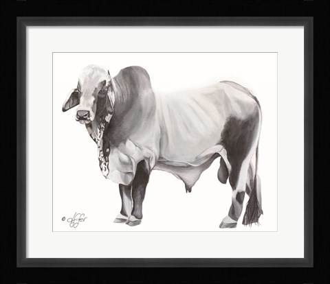 Framed Hey Big Grey Print