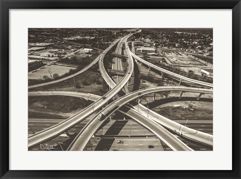 Framed Highway Crossing Print