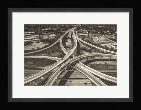 Framed Highway Crossing Print