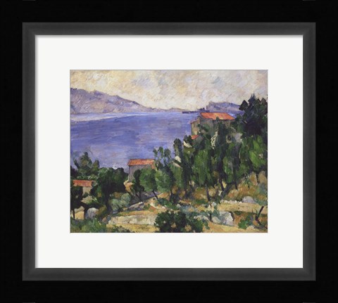 Framed View of Mount Mareseilleveyre and the Isle of Maire Print