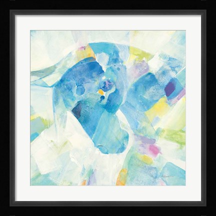 Framed Kaleidoscope Horse IV Print