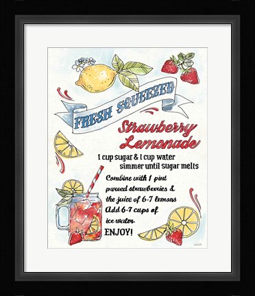 Framed Fruit Stand VII Print