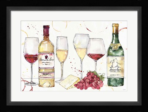 Framed Oaked and Aged I Print