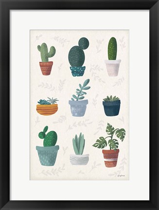 Framed Greenhouse I Print