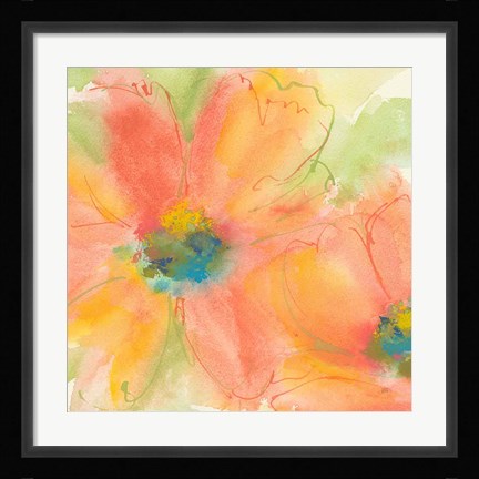 Framed Tinted Cosmos I Print