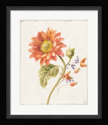 Framed Floursack Autumn II v2 Print