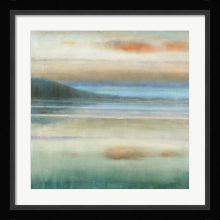 Framed Coastal Sunset Print