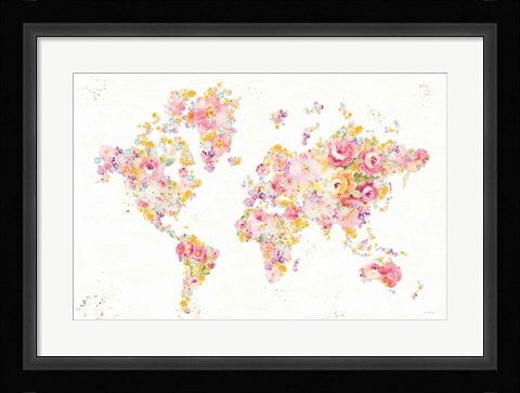 Framed Midsummer World - No Border Print