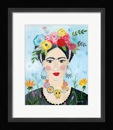 Framed Homage to Frida II Print