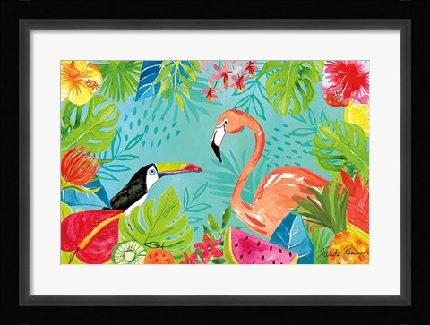 Framed Tutti Frutti III Print