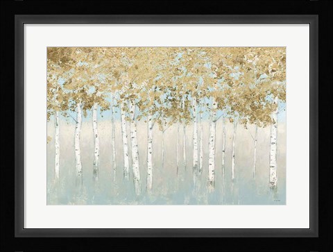 Framed Shimmering Forest Print