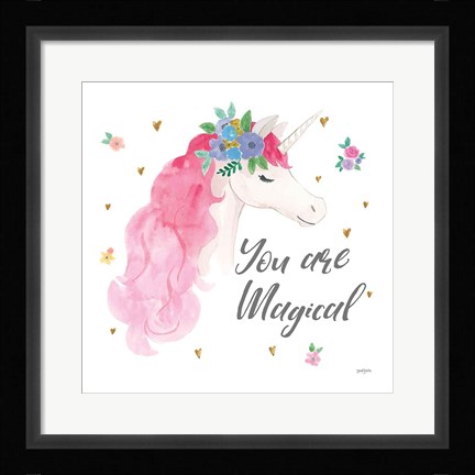 Framed Magical Friends III You are Magical Print