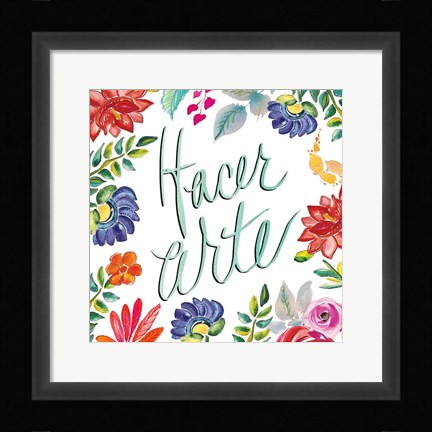 Framed Fridas Flower Fancy III Print