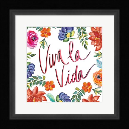 Framed Fridas Flower Fancy II Print