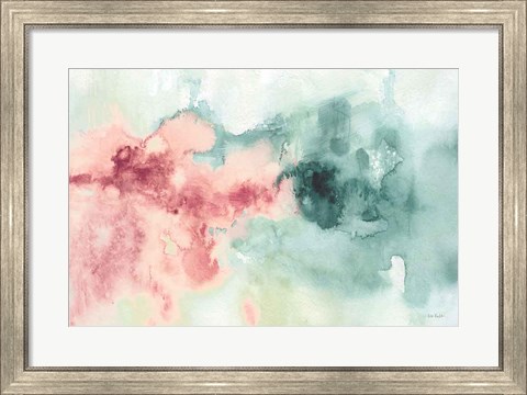 Framed My Greenhouse Abstract I Pink Print
