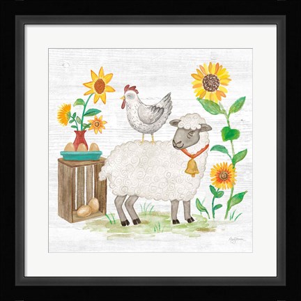 Framed Farm Market V Print