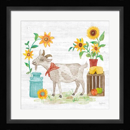 Framed Farm Market III Print