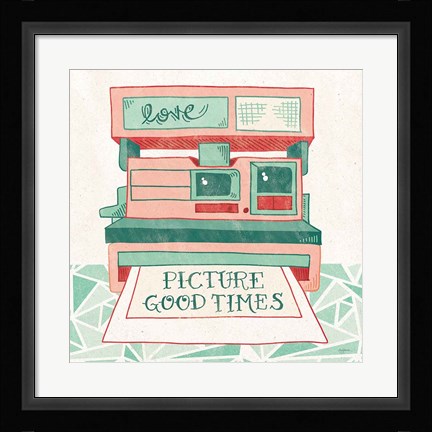 Framed Retro Polaroid Print