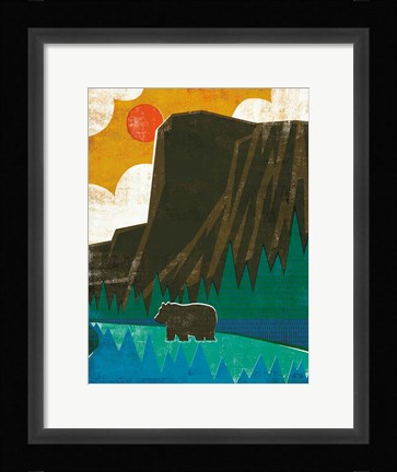 Framed Big Sky IV No Words v2 Print