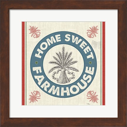 Framed Sweet Farmhouse I No 100 Print