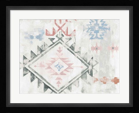 Framed Southwest Design VI Boho Print