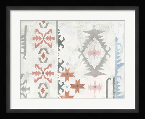 Framed Southwest Design V Boho Print