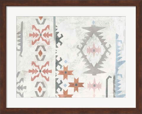 Framed Southwest Design V Boho Print