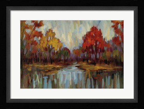 Framed Fall Aquarelle Print