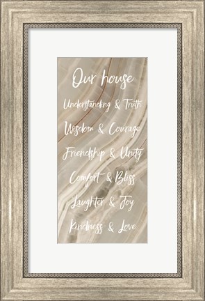 Framed Our House - Gray Print