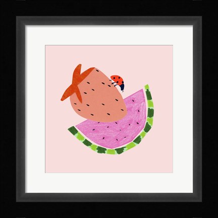 Framed Strawberry Fields I Print