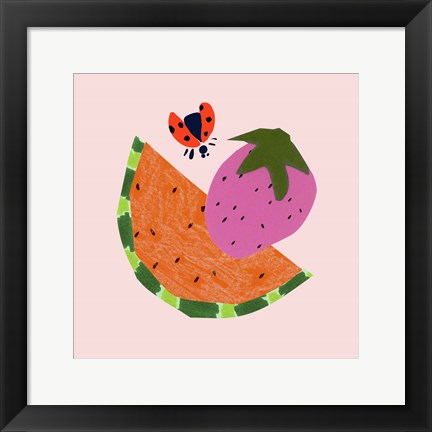 Framed Strawberry Fields II Print