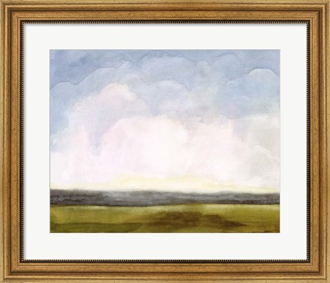 Framed Cumulus Horizon I Print