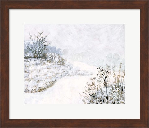 Framed Frozen River Study II Print