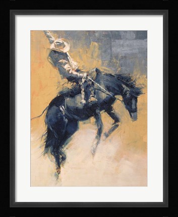 Framed Mood Indigo III Print