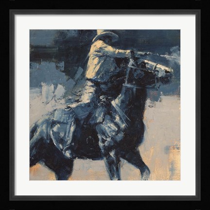 Framed Mood Indigo IV Print