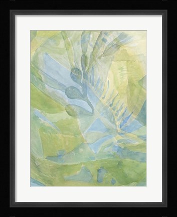 Framed Sea Grass I Print